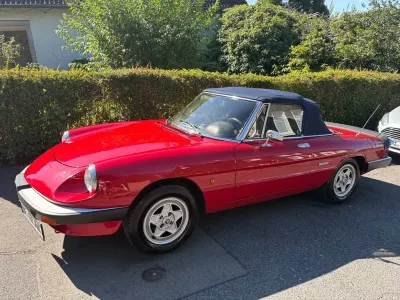 Gebraucht Alfa Romeo Spider 103 PS (75 kW) 1988 Rot Cabrio