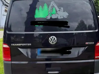 Używany VW Transporter 150 KM (110 kW) 2017 Czarny Van
