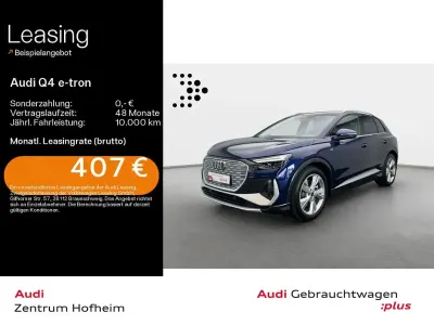 Gebraucht Audi Q4 e-tron S-Line 210 kW (286 PS) 2025 Navarrablau metallic SUV