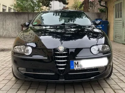 Gebraucht Alfa Romeo 147 Distinctive 120 PS (88 kW) 2005 Schwarz Kleinwagen
