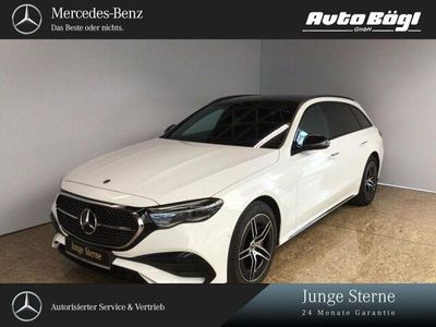 Gebraucht Mercedes E300 AMG 197 PS (144 kW) 2024 Unilack polarweiß Kombi