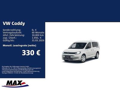 Neu VW Caddy 150 PS (110 kW) 2026 Candyweiß Van / Kleinbus