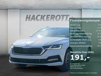 Second-hand Skoda Octavia Ambition 150 CP (110 kW) 2025 Alb Break