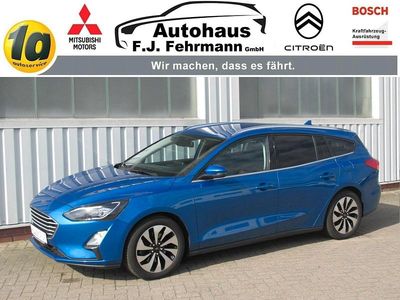 Gebraucht Ford Focus Cool & Connect 150 PS (110 kW) 2020 Blau (metallic) Kombi
