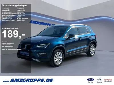 Gebraucht Seat Ateca Style 150 PS (110 kW) 2020 Blau met SUV