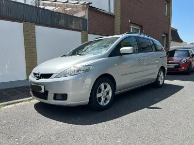 Gebraucht Mazda 5 110 PS (80 kW) 2006 Silber Van / Kleinbus