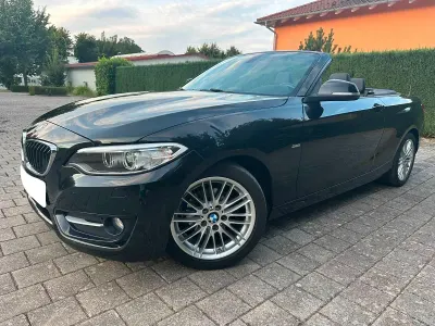 Gebraucht BMW 218 Sport Line 150 PS (110 kW) 2017 Schwarz Cabrio