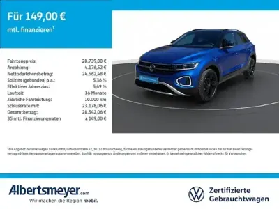 Gebraucht VW T-Roc Style 150 PS (110 kW) 2025 Blau SUV