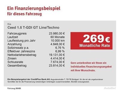 Second-hand Kia Ceed GT GT-Line 160 CP (117 kW) 2023 Gri Berlinǎ