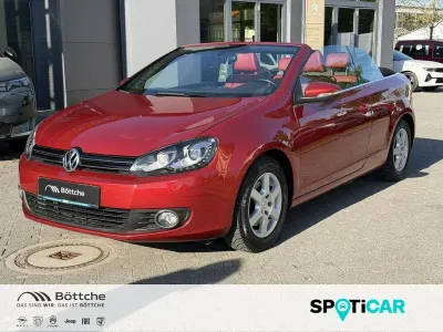 Gebraucht VW Golf Cabriolet 122 PS (89 kW) 2012 Sunset red metallic Cabrio