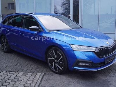 Gebraucht Skoda Octavia SportLine 190 PS (139 kW) 2021 Blau Kombi