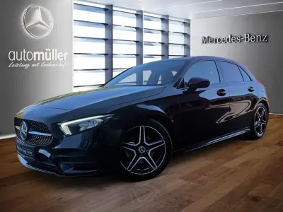 Gebraucht Mercedes A200 AMG 163 PS (119 kW) 2023 Schwarz Limousine
