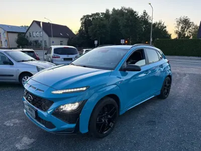 Gebraucht Hyundai Kona N Line 120 PS (88 kW) 2021 Blau SUV