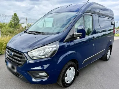 Gebraucht Ford Transit Custom 105 PS (77 kW) 2018 Blau Van / Kleinbus
