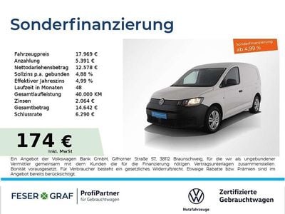 Gebraucht VW Caddy 102 PS (75 kW) 2021 Candyweiß Van / Kleinbus