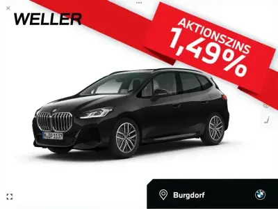 Gebraucht BMW 223 Active Tourer M Sport 204 PS (150 kW) 2026 Black sapphire (schwarz) Van / Kleinbus