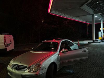 Brugt Mercedes CLK200 180 HK (132 kW) 2002 Sølv Coupe