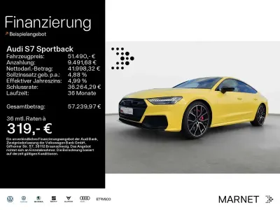 Occasion Audi S7 344 ch (253 kW) 2022 Jaune Citadine