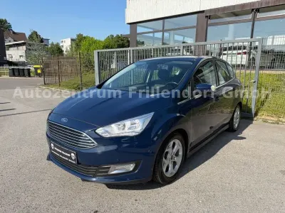 Gebraucht Ford C-MAX Titanium 125 PS (91 kW) 2017 Blau Van / Kleinbus