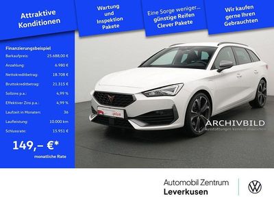 Gebraucht Cupra Leon VZ 245 PS (180 kW) 2023 Schwarz / candy weiss (metallic) Kombi