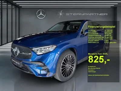 Brugt Mercedes GLC400d AMG 381 HK (280 kW) 2025 Blå Coupe
