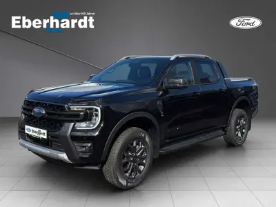 Ny Ford Ranger Wildtrack 205 HK (150 kW) 2026 Sort Pickup / Ladvogn
