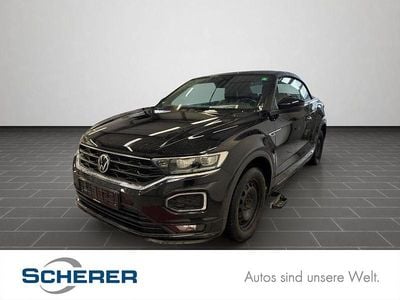 Second-hand VW T-Roc Cabriolet R-line 150 CP (110 kW) 2021 Negru Cabrio