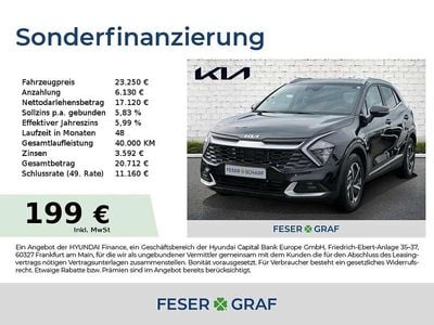 Gebraucht Kia Sportage Comfort 150 PS (110 kW) 2024 Schwarz SUV