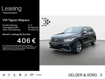 Gebraucht VW Tiguan Allspace R-line 193 PS (141 kW) 2024 Deep black perleffekt SUV