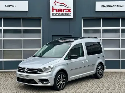 Gebraucht VW Caddy Edition 150 PS (110 kW) 2018 Reflexsilber/schwarz Van / Kleinbus