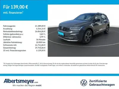 Gebraucht VW Tiguan Active 245 PS (180 kW) 2022 Grau SUV
