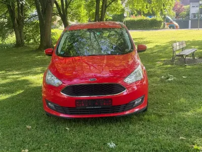 Gebraucht Ford Grand C-Max Titanium 120 PS (88 kW) 2017 Rot Van / Kleinbus