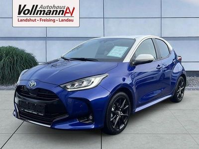 Blau Gebraucht 2022 Toyota Yaris Hybrid Style Limousine | 21.850 € (Fairer Preis)