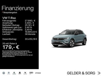 Gebraucht VW T-Roc Goal 150 PS (110 kW) 2025 Petroleum blue metallic SUV