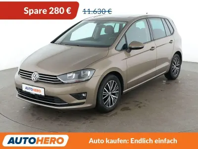Gebraucht VW Golf Sportsvan Allstar 110 PS (80 kW) 2016 Gelb Van / Kleinbus