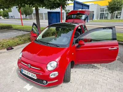 Gebraucht Fiat 500 86 PS (63 kW) 2015 Rot Kleinwagen