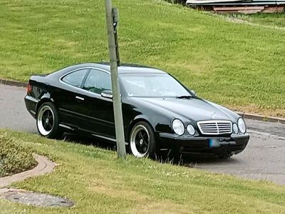 Occasion Mercedes CLK430 AMG line 285 PK (209 kW) 2000 Zwart Coupé