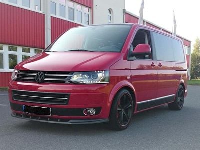 Second-hand VW T5 Highline 204 CP (150 kW) 2012 Roșu Van