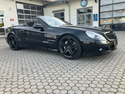 Brugt Mercedes SL350 Sport 315 HK (231 kW) 2008 Sort Cabriolet