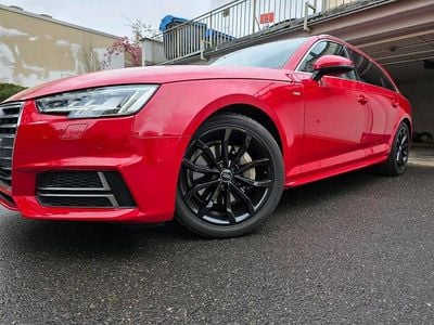 Begagnad Audi A4 190 HK (139 kW) 2017 Röd Kombi