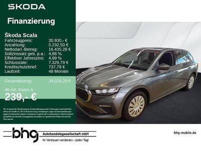 Gebraucht Skoda Scala Essence 116 PS (85 kW) 2025 Graphitegrau metallic Kleinwagen