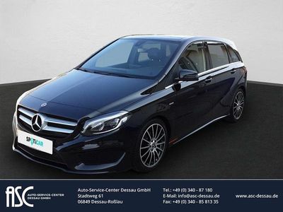 Gebraucht Mercedes B180 AMG line 122 PS (89 kW) 2018 Kosmosschwarz  metalliclack Van / Kleinbus
