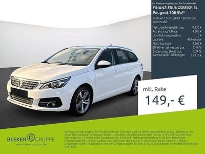 Gebraucht Peugeot 308 SW Allure 131 PS (96 kW) 2019 Weiß Kombi