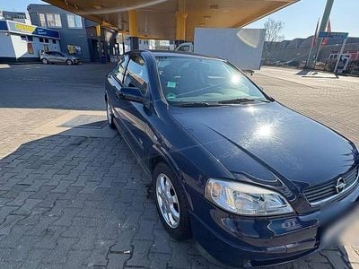 Gebraucht Opel Astra 85 PS (62 kW) 2003 Blau Kleinwagen