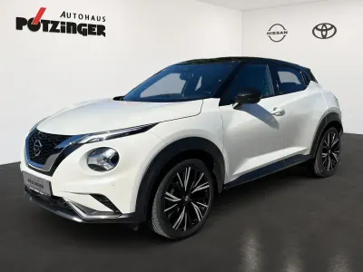 Gebraucht Nissan Juke 114 PS (83 kW) 2022 Pearl white pearleffekt/dach black met SUV