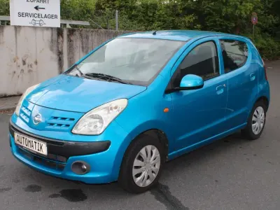 Gebraucht Nissan Pixo Acenta 68 PS (50 kW) 2011 Paradise blue Kleinwagen