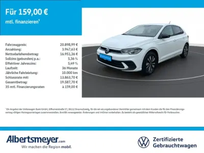 Gebraucht VW Polo Goal 80 PS (58 kW) 2025 Weiß Limousine