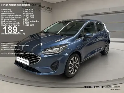 Gebraucht Ford Fiesta Titanium X 125 PS (91 kW) 2022 Blau Kleinwagen