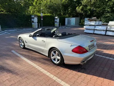 Gebraucht Mercedes SL350 AMG 244 PS (179 kW) 2003 Silber Coupé