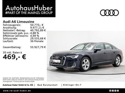 Używany Audi A6 S-Line 340 KM (250 kW) 2024 Niebieski Sedan/Limuzyna